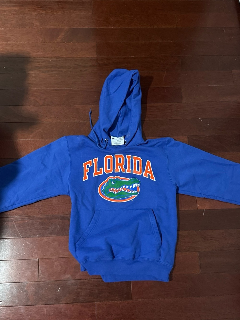 Champion Royal Blue Florida Gators Crewneck Hoodie with Gator Logo